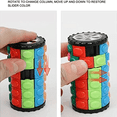 thumbnail image 3 of [Halloween] 1 pc Magic Cube Puzzle, 3D Cylinder Puzzle Rotate Fidget Toy, multi-Layer Brain Teasers Slide Logic Hand Game, Colorful Sliding Sensory Puzzle, Decompression, halloween and christmas gift, 3 of 5