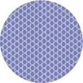 thumbnail image 1 of Ahgly Company Tapis Rond Lavable en Machine Intérieur Jeans Transitionnels Bleu, 8 Pieds Rond, 1 of 7
