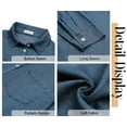 thumbnail image 5 of Fantaslook Denim Shirts for Women Button Down Blouses Long Sleeve Casual Tops Fall Outfits, 5 of 8