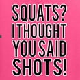 thumbnail image 5 of Wild Bobby Squats? I Thought You Said Shots! Gym/Workout Unisex Graphic Hoodie Sweatshirt, Neon Pink, X-Large, 5 of 5