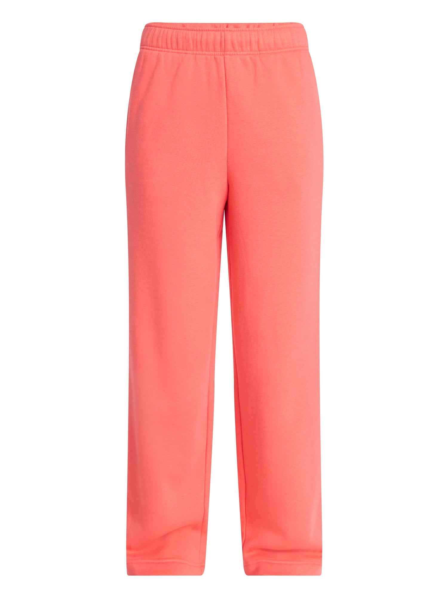 No Boundaries Soft Fleece Wide Leg Pants, 30” Inseam, 1 or 2-Pack, Women’s XXS-4X