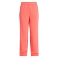 thumbnail image 5 of No Boundaries Soft Fleece Wide Leg Pants, 30” Inseam, 1 or 2-Pack, Women’s XXS-4X, 5 of 5