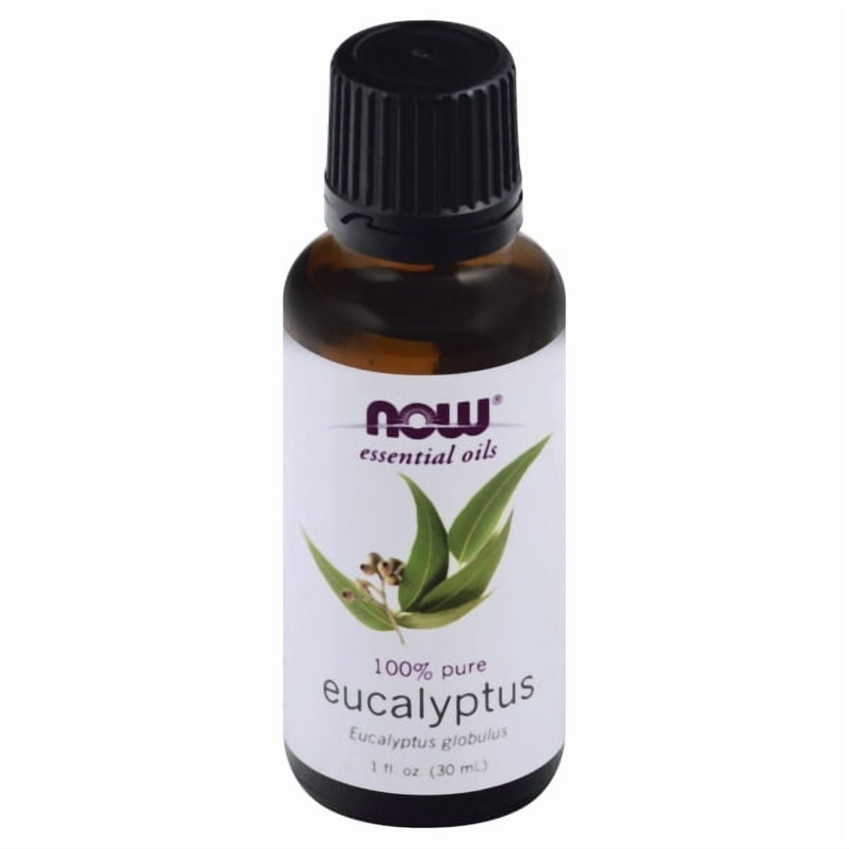 NOW Essential Oils, Eucalyptus Oil, Clarifying Aromatherapy Scent, Steam Distilled, Vegan, Child Resistant Cap, 1-Ounce