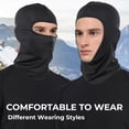 thumbnail image 4 of Lot de 3) Cagoule Protection Solaire Cyclisme Ski Masque Complet Coupe-Vent Bonnet Respirant Pêche Randonnée Bonnet Hommes 3 Pcs, 4 of 6