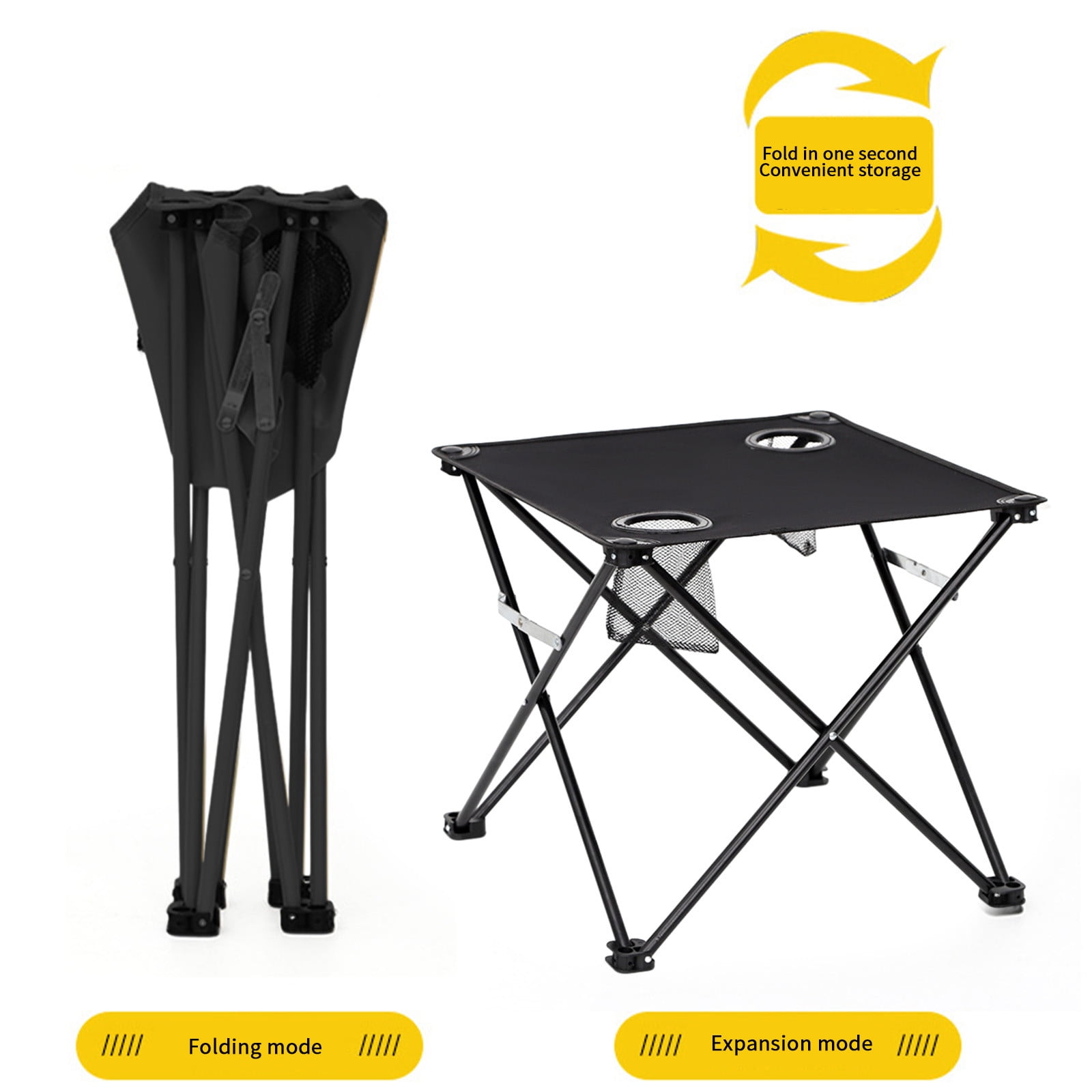 Dvkptbk Folding Square Desk Folding Camping Table Beach Table