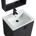thumbnail image 3 of Venezian Collection - 24" Single Black Bathroom Vanity, - Black Handles.&nbsp;, 3 of 9