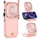 thumbnail image 1 of Ventilador de cuello portátil Allxin Mini Quiet USB recargable rosa, 1 of 6