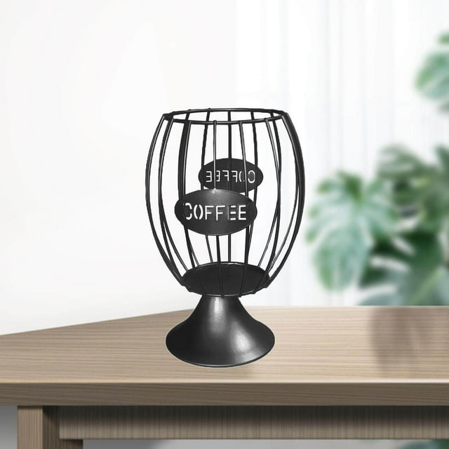 serony Coffee Pod Holder Espresso Pod Elegant Container Stand for Keurig K-Cup black