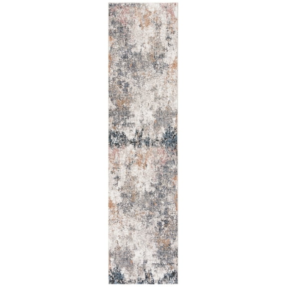 SAFAVIEH Jasmine Alexanndria Abstract Runner Rug, Grey/Taupe, 2'2" x 9'