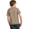 thumbnail image 2 of Port Company Youth Cotton Essential T-Shirt Sand XS., 2 of 4