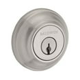 thumbnail image 2 of Baldwin SC.TRD.003.S Single Cylinder Traditional Round Deadbolt with Smartkey, Lifetime Brass, 2 of 5