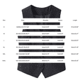 thumbnail image 4 of VISALY Sleeveless Button Down Vest for Women V Neck Loose Casual Waistcoat with Pockets Polka Dot Printed Layering Outerwear Loose Business Dressy Casual Work Office Waistcoat Blazer Vest Pink S, 4 of 7