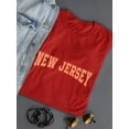 thumbnail image 2 of New Jersey College Style T-Shirt Women -Image by Shutterstock, Female XX-Large, 2 of 4