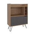 thumbnail image 2 of Mueble Bar con Portacopas y Cava para 3 Botellas Color Madera y Gris RTA, 2 of 4