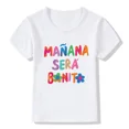 thumbnail image 3 of Camiseta de moda para niña, camiseta de algodón con estampado de Karol G Bichota, ropa para niños, camisetas de verano para bebés, 3 of 5
