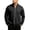 Black, variant on Mens Casual Waffle Golf Sweatshirts Long Sleeve Button Collared Pullover Shirts Green,4XL