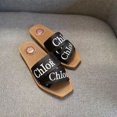 thumbnail image 2 of Women's Comfy Square Toe Flat Summer Sandals - Slip On Sliders High quality, 2 of 3