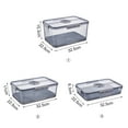 thumbnail image 5 of Fridge Storage Box Transparent Easy to Clean PET Premium Clear Storage Organiser Bins for Housewife, 5 of 8