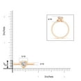 thumbnail image 4 of ANGARA Natural 0.5 Ct. Diamond Solitaire Ring in 14K Rose Gold for Women (Ring Size: 3.5), 4 of 9