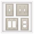 thumbnail image 4 of Franklin Brass W35068-SN-C Classic Beaded Quad Switch Wall Plate, Switch Plate & Cover - Satin Nickel, 4 of 10