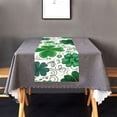 thumbnail image 4 of Coolnut St. Patrick's Day Green Clover Table Runner 18x72in,Coffee Table Runners, Dresser Scarf, Outdoor Short Small Dining Table Runners, Geometric for Dinner Parties, Wedding258 Home Decor, 4 of 6