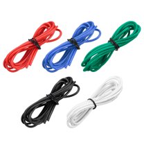 16 Gauge Silicone Wire 16AWG Stranded Wire Tinned Copper Wire High Temp Wire 5 Color 1.5m/4.92ft 5pcs