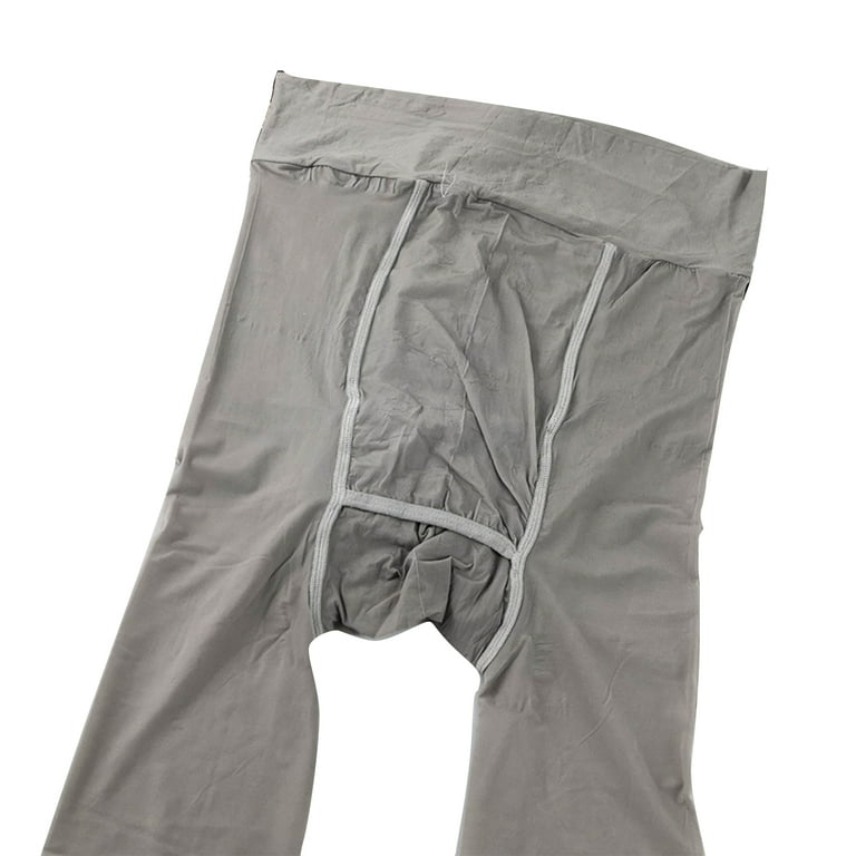 Man Tights Pants High Elastic Men's Stockings Open Sheath