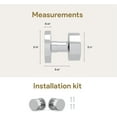 thumbnail image 4 of Mega Handles | Buena Dummy Knob | Polished Chrome, 4 of 5