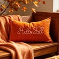thumbnail image 4 of LEFXSMR Fall Decor Pillow Covers Halloween Decorations Indoor Outdoor Throw Pillow Covers Cushion Case for Home Sofa Couch Bed Chair, Orange, 4 of 6