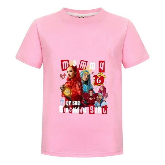 Cartoon Tee for Kids – The Rise of Red Character T-Shirt from Descendants 4