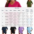thumbnail image 4 of Sentmoon Ensemble pour Femmes Hauts de Printemps pour Femmes et Shorts de Gym pour Femmes Manches Courtes Col Rond Hauts pour Femmes Chic Décontracté Taille Élastique Coupe Régulière Chemisier pour Femmes avec Poches P-2TG, 4 of 7