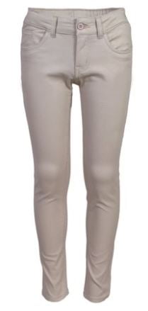 Pro 5 Girls School Uniform Stretched Skinny Spandex Pant Navy//Khaki 8~16