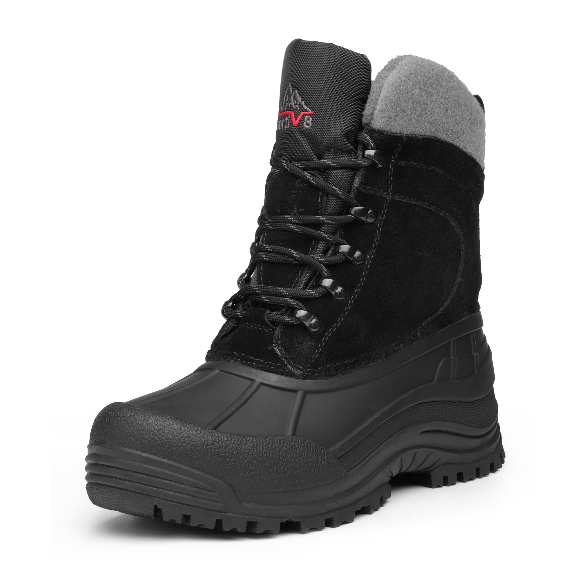 Nortiv8 Men's Winter Snow Boots Insulated Waterproof Work Boots Outdoor ...