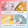 thumbnail image 5 of NIIMBOT Labels Printer Labels 0.47"x1.18" for D11/D110/D101/H1S, 210 Sheets/Roll, 5 of 6