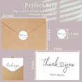 thumbnail image 4 of Baomifa-cartes de Remerciement avec Enveloppes, Lot de 100 Cartes de Remerciement Blanches en Vrac 4 x 6 Pouces, Notes et Enveloppes de Remerciement pour Mariage, Douche Nuptiale, Affaires, Baby Shower, Petite Entreprise, Remise de Diplôme, 4 of 4