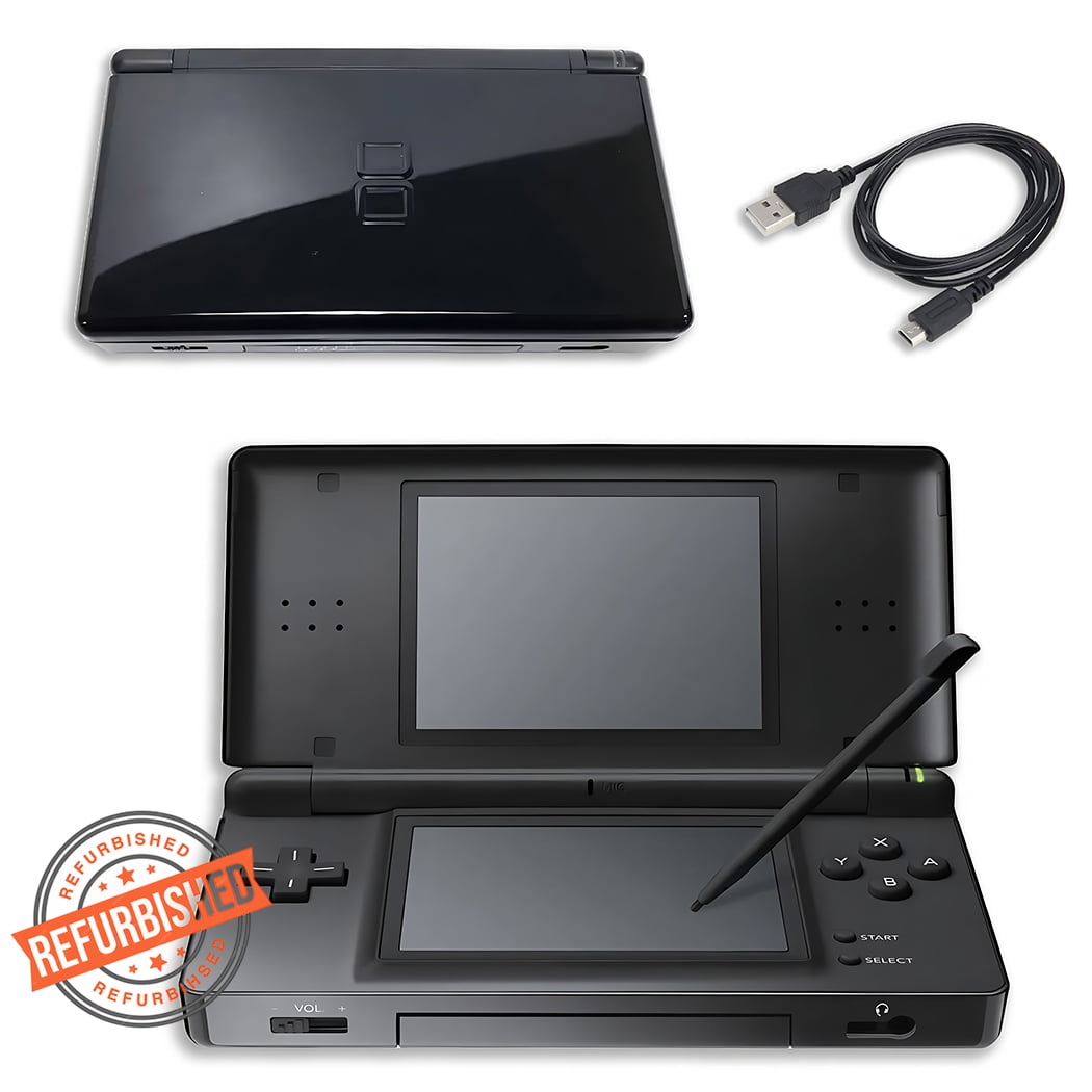 Nintendo DS Lite Game Console Games Handheld System Cleaned Tested Case Black