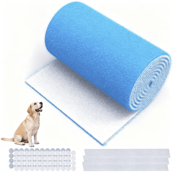 Air Vent Filter, 12"X100" Cut to Size MERV 8 Electrostatic Vent Filter Kit for Home, Ceiling, Grilles, HVAC Vent, Compression Packing