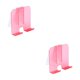 thumbnail image 2 of Bearachild Soporte para teléfono Estante de baño Soporte perezoso Tamaño compacto Instalación práctica Rosa 2piezas, 2 of 6