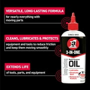 (2 pack) 3-IN-ONE Multi-Purpose Oil with Marksman Spout, 4 OZ