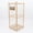 wood color, variant on 2-Tier Natural Pine Wood Stuffed Animal Storage Zoo with Elastic Mesh, Large Capacity Plush Toy Organizer for Nursery Playroom Bedroom