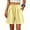 Yellow, variant on NTACZA With Pockets Gym Shorts Women High Elastic Waist Bermuda Wide Leg Relaxed Fit Vacation Walking For Beach Casual Shorts For Women 2026