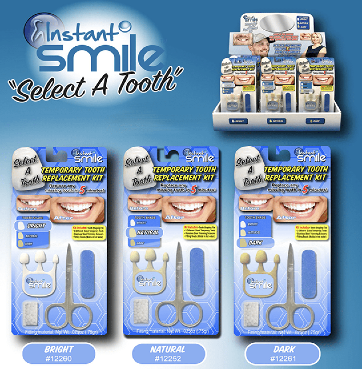 Source Instantly Smile Artificial Teeth Complete Your Smile Temporary Tooth  Replacement Kit - Replace a missing tooth in minutes on m.