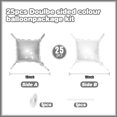 thumbnail image 2 of Kit de pared con globos FEYG, blanco perlado y plateado, 48 cm, con cinta, 2 of 7