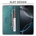 thumbnail image 4 of Leather For Google Pixel 9 / Pixel 9 Pro 6.3-inch Case , RFID Blocking,Flip Color blocking Wallet With Cash Holder Magnetic Closure Shockproof Kickstand Protective Phone Cases Cover,Green, 4 of 10