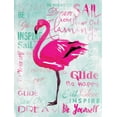 thumbnail image 2 of OnRei 12x14 Gold Ornate Wood Framed with Double Matting Museum Art Print Titled - Sky Flamingo, 2 of 4