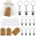 thumbnail image 2 of BOOYOU Guardian Angel Keychains Set of 30 Metal Zinc Alloy Creative Mini Key Chain, 2 of 8