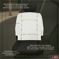 thumbnail image 2 of OMAC Backrest Seat Cushion Foam for VW Eurovan 1992-2003, 2 of 6