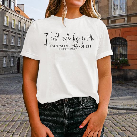 Women's Shirt Fashion Letter Printed Inspirational T Shirt Top Womens Active Tops Loose Fit Shirts with Long Sleeves for Women Tan Raglan Shirt Women Polyester Long Sleeve Womens Neck Long Sleeve