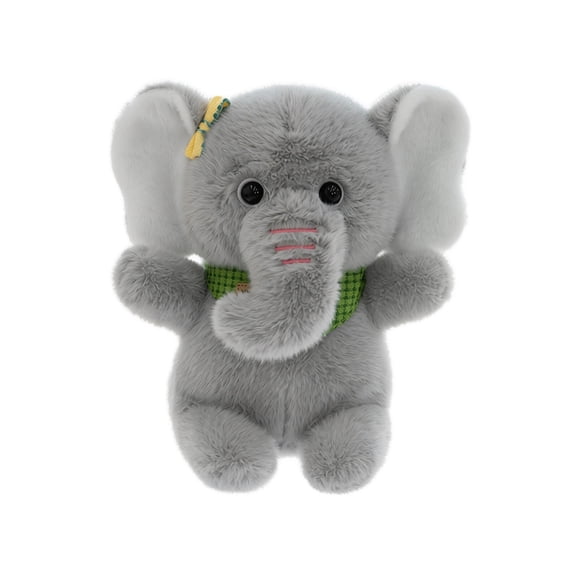 Plush Elephant Toy Soft Cute Stuffed Animal For Kids Adults Home Decor Birthday Gift 1 Pack