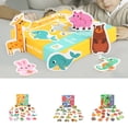 thumbnail image 4 of Grandes tarjetas de rompecabezas 3D de madera de dibujos animados de frutas y verduras de tráfico de bebé de aprendizaje educativo Jigsaw Toys Eigraketly WJ4004-02B, 4 of 7